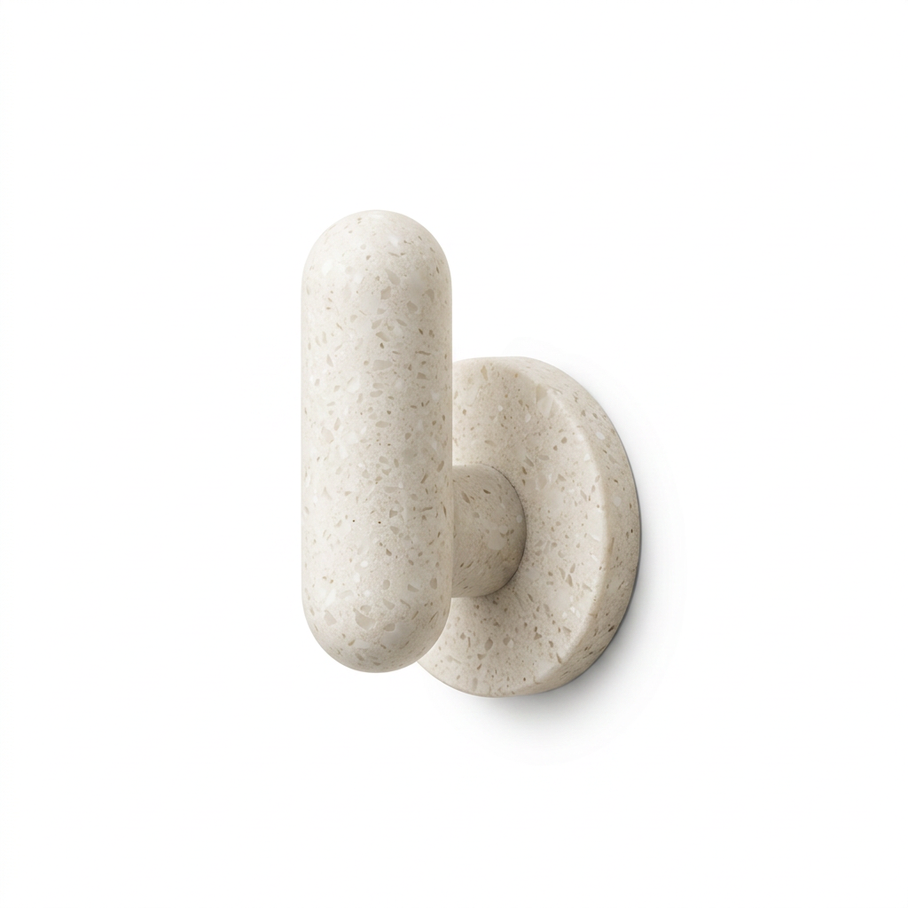 Architectural Wall Hook — Ivory Stone