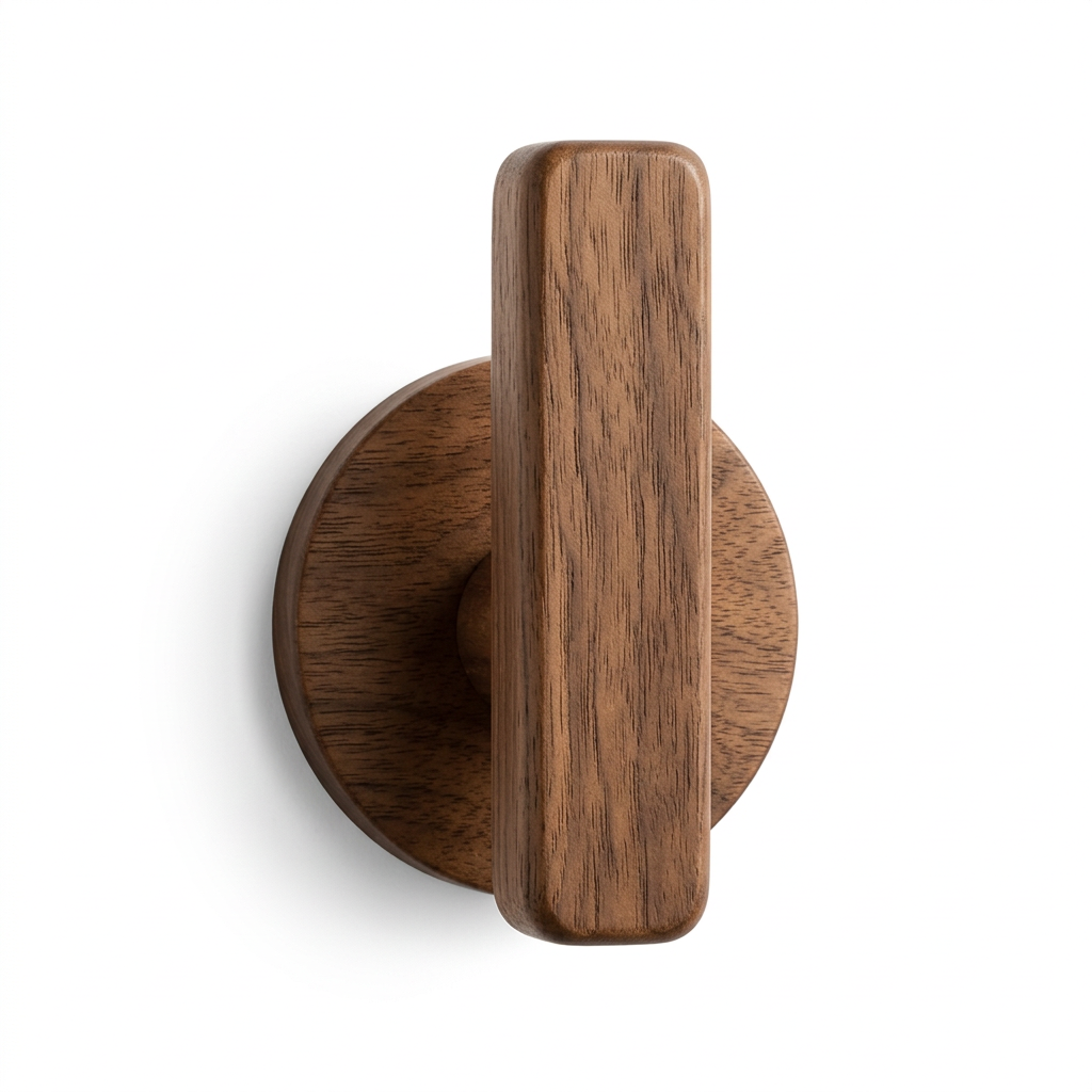 Architectural Wall Hook — Walnut